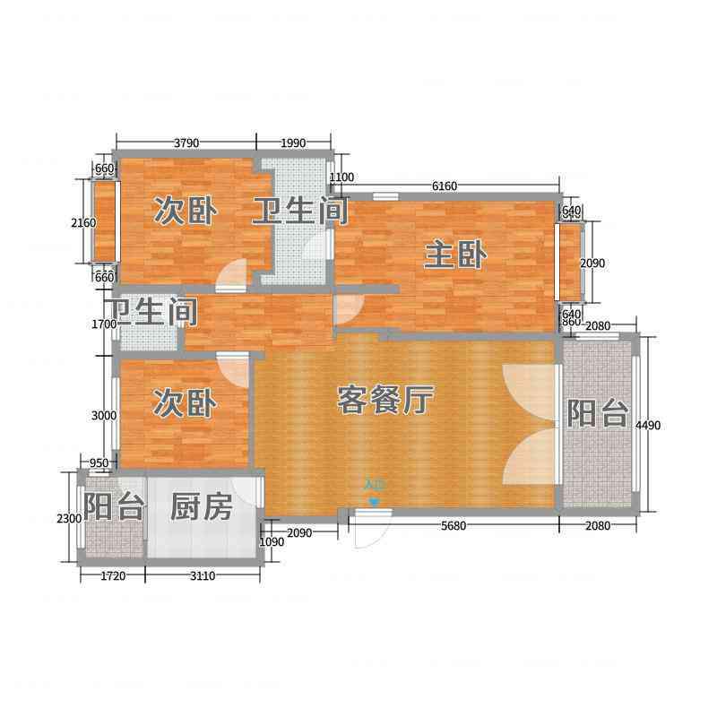 上林西江国际社区,豪华装修3室2厅2卫1阳台，拎包入住，采光空气都很好！12