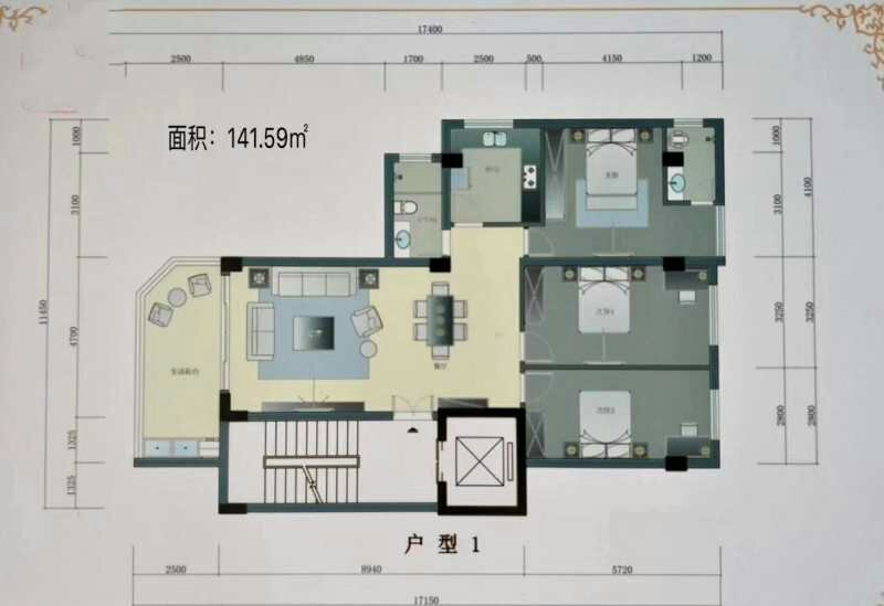 检察院后面聚雅居多套112方142方96方122方售3280-府前路二手房价