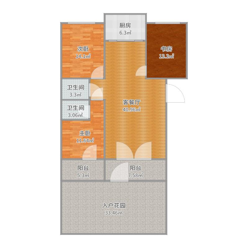 新华里188号,新华里188一层带院 精装3居 老证13