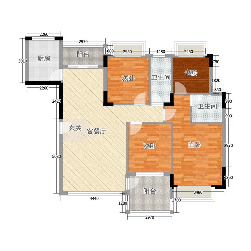 金丰翰林院,金丰翰林院 精装套三 带家具家电12