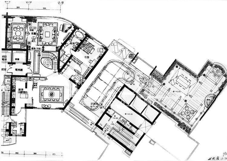 世茂滨江花园,空中宫殿丨天幕行宫丨三层复式丨送500平露台丨室内游泳池13