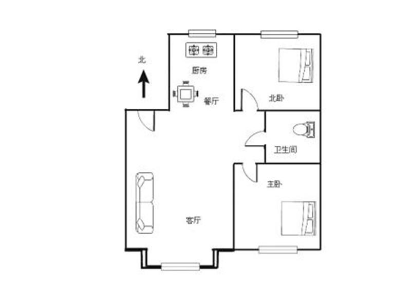 凌河区城北精装2室1厅1卫二手房出售11