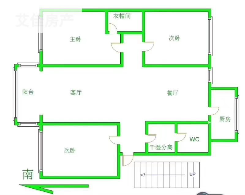 滨河玉盘,滨河玉盘163平四室三厅两卫一阳台楼顶花园电梯房13