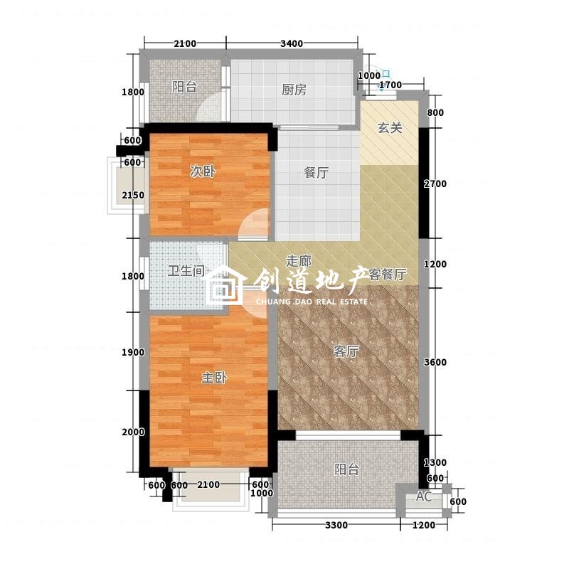 新世纪家园,新世纪家园 精装2房 便宜出租 离地贴近10