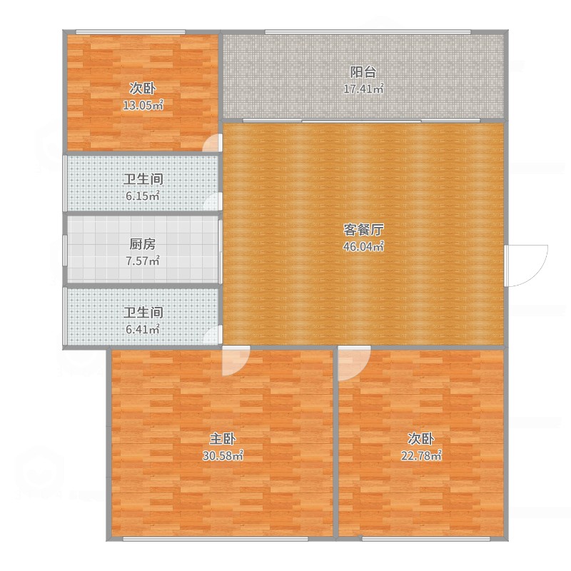 钟山区城西精装3室2厅2卫二手房出售14