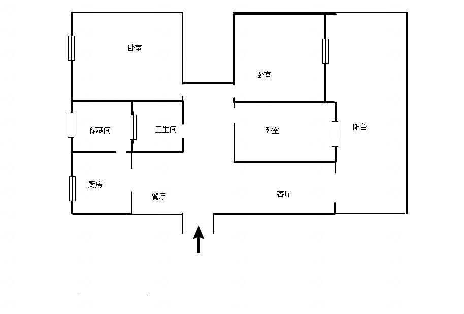张湾区东岳路西段精装3室2厅1卫二手房出售13