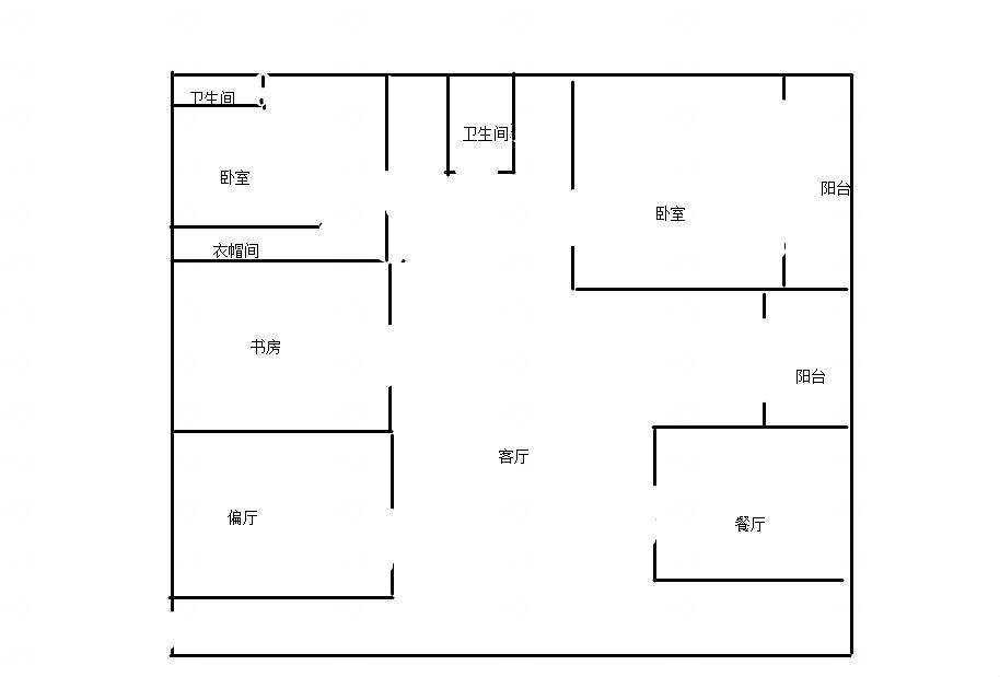 张湾区凯旋大道毛坯4室2厅2卫二手房出售14