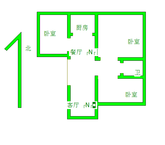 银亿德郡,银亿德郡1600元/月100㎡3室2厅1卫0阳台精装南北，10