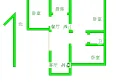 银亿德郡1600元/月100㎡3室2厅1卫0阳台精装南北，10