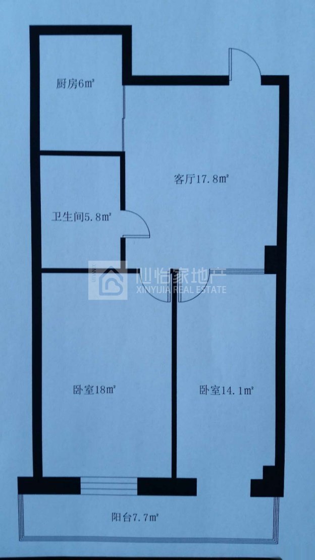 宇翔家园,南岗工人文化宫宇翔家园2室1厅1卫97.44平米9