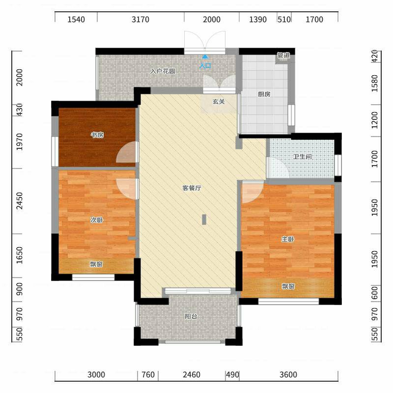 丰华城电梯中高层精装3房2厅带家私电器拎包入住-丰华城二手房价