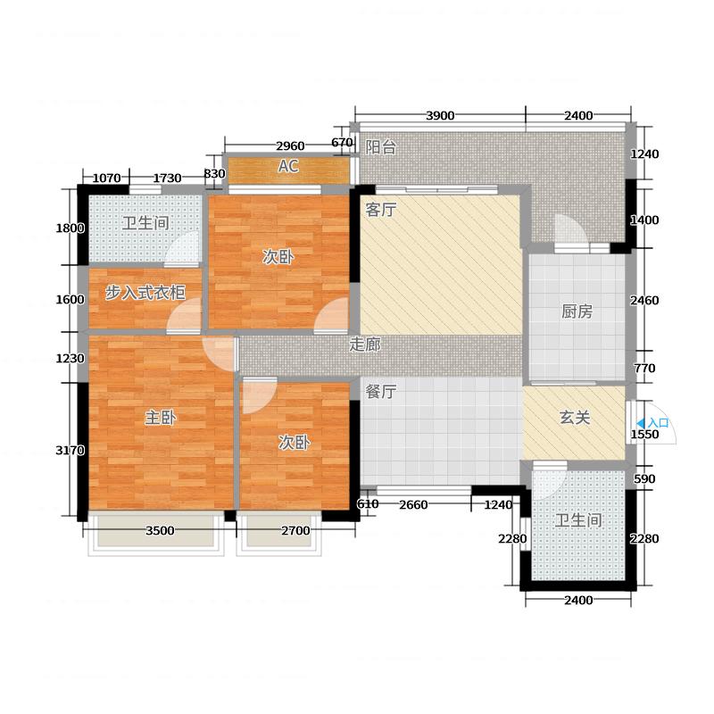 蒸湘区华新开发区精装3室2厅2卫二手房出售3