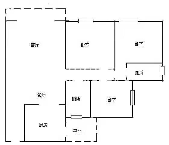 巴州区老江北片区精装4室3厅2卫二手房出售16