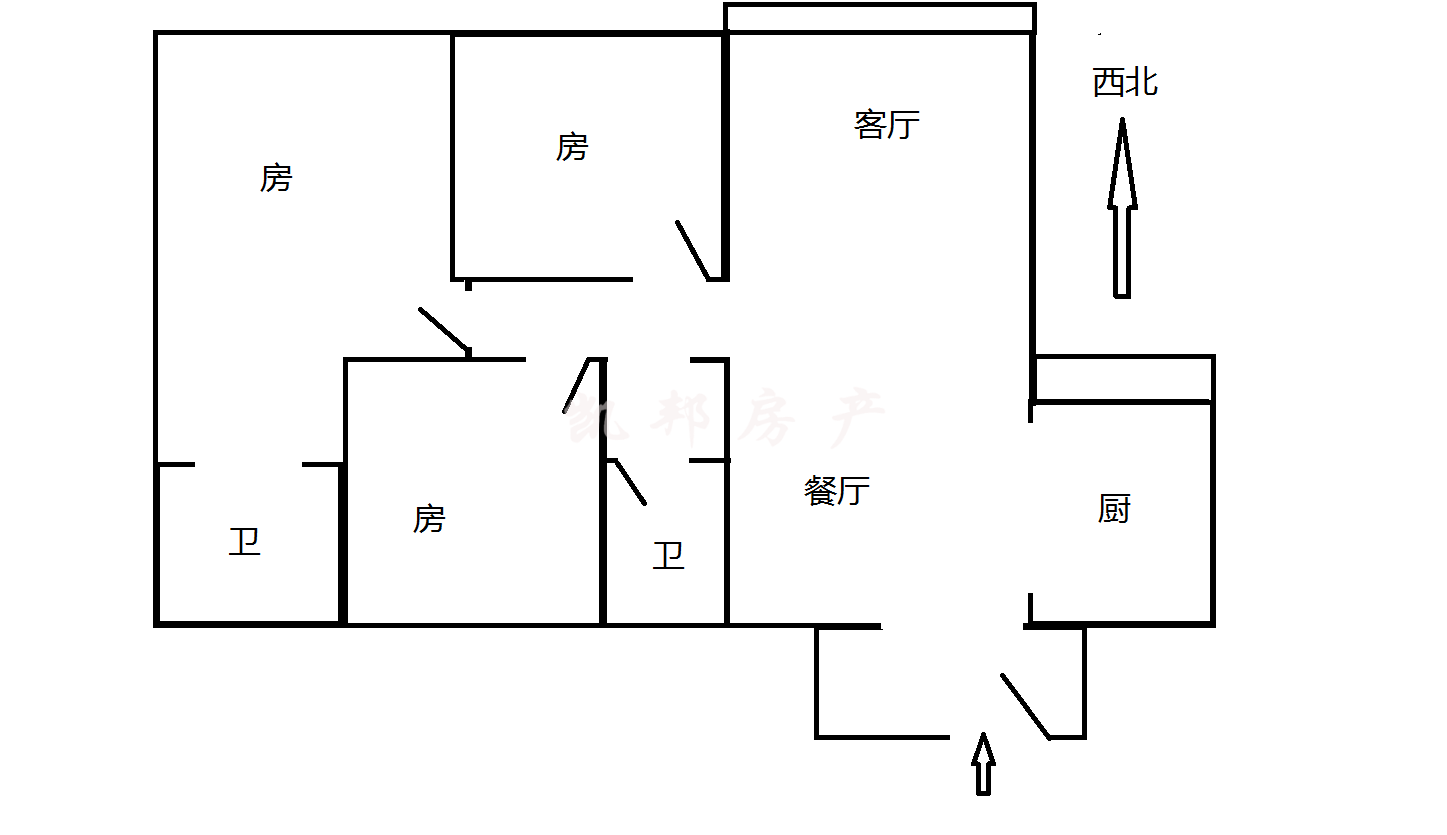 苏源万和新城,苏源万和新城45万元131.96㎡3室2厅2卫2阳台毛坯11