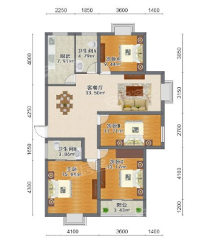 吴江市吴江普通4室2厅2卫二手房出售12