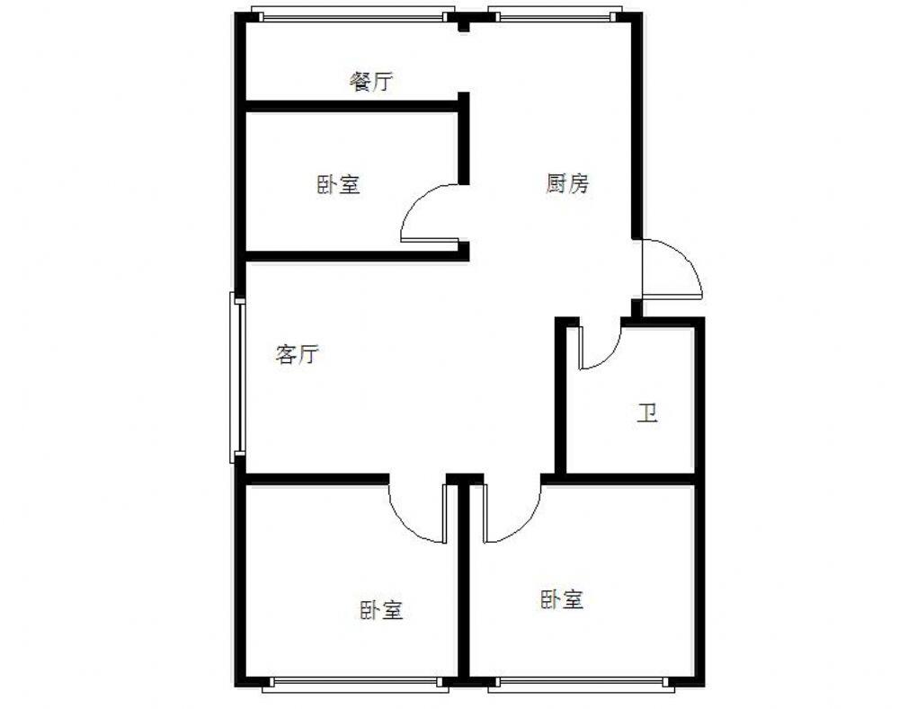 延吉市发展精装3室1厅1卫二手房出售7