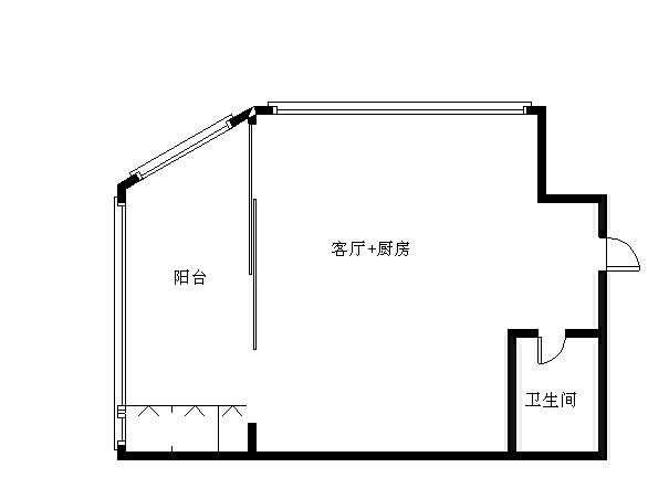 延吉市中心区精装1室0厅1卫二手房出售6