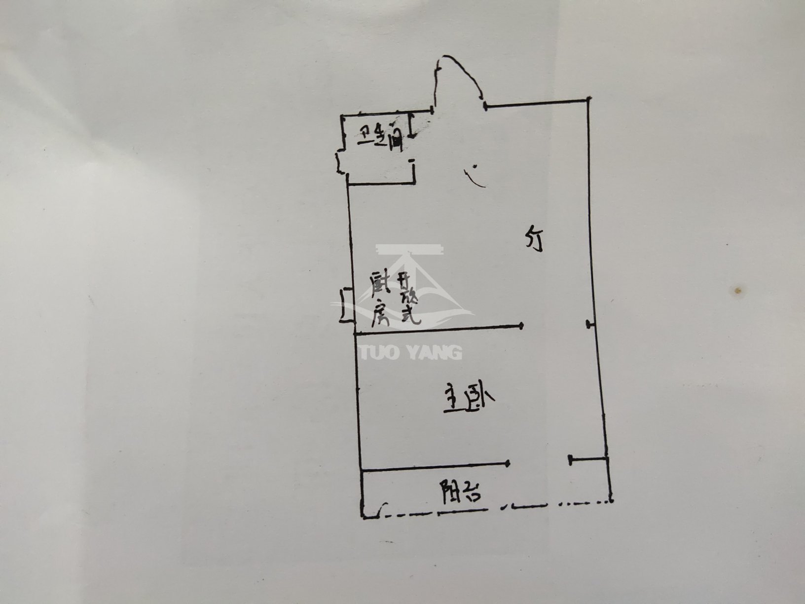 万泉城一区,国企大盘万泉城正规1房1厅南向7