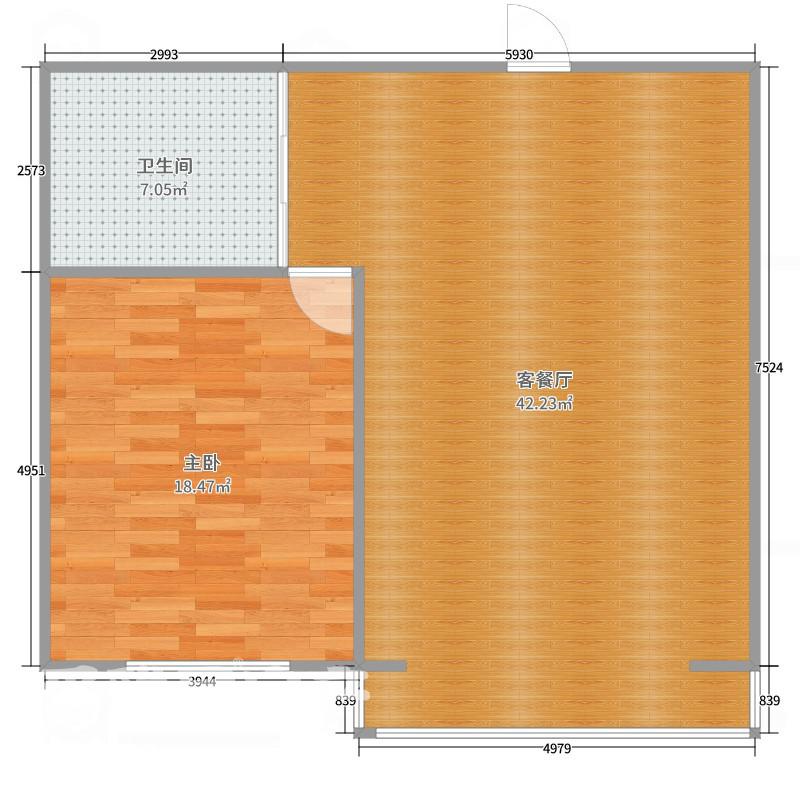 细河区细河精装1室1厅1卫二手房出售8