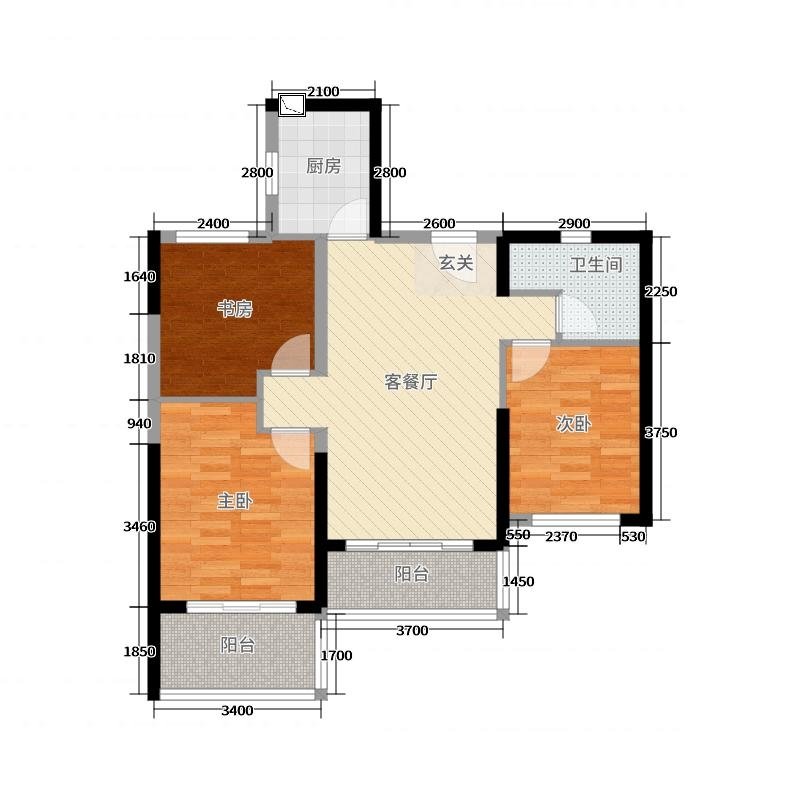 银海区银滩公园精装3室2厅1卫二手房出售11