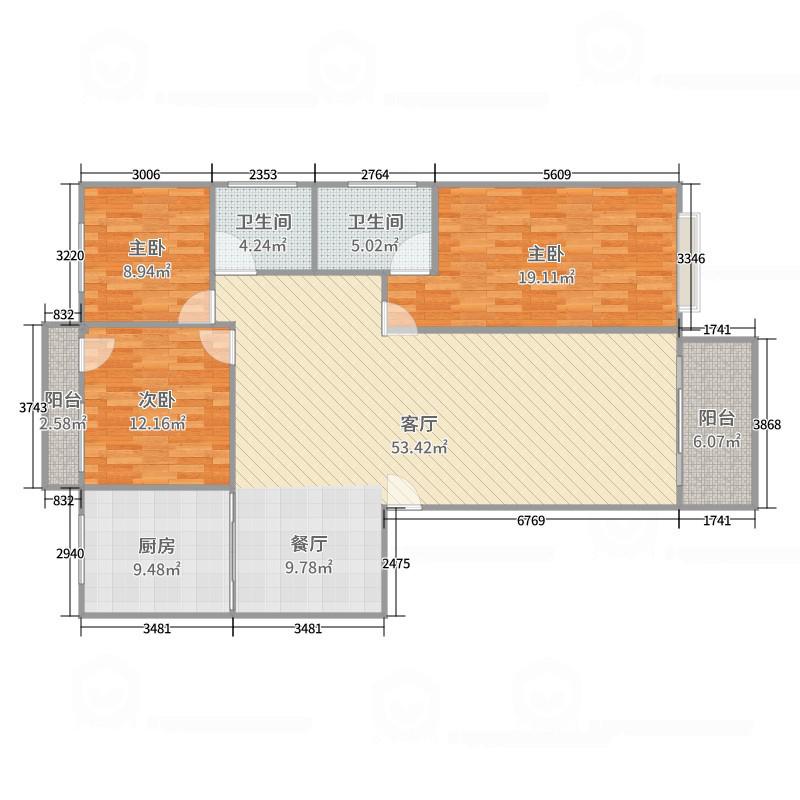 玉州区城中普通3室2厅2卫二手房出售15