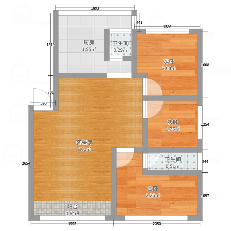 青杠林居委会,河西青杠林社区普通42万元3室2厅2卫0阳台出售 送超大阳台14