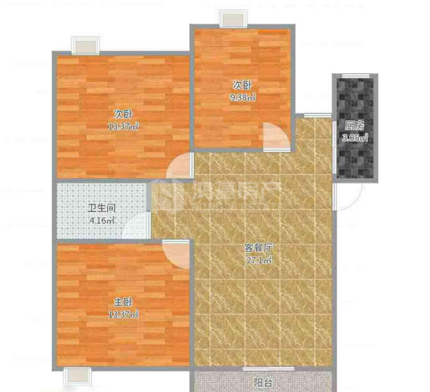 叠山路,叠三路好房出售，户型通透光线无挡9