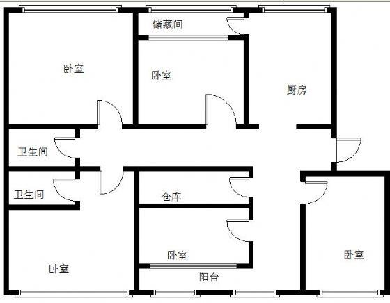 延吉市建工精装4室2厅2卫二手房出售8