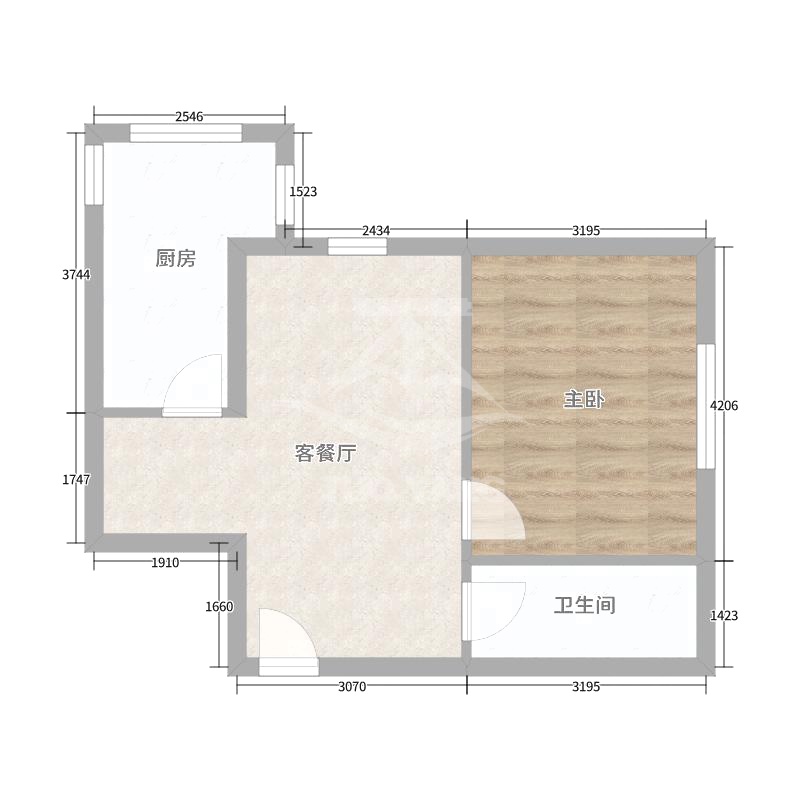 道里区群力精装1室1厅1卫二手房出售11