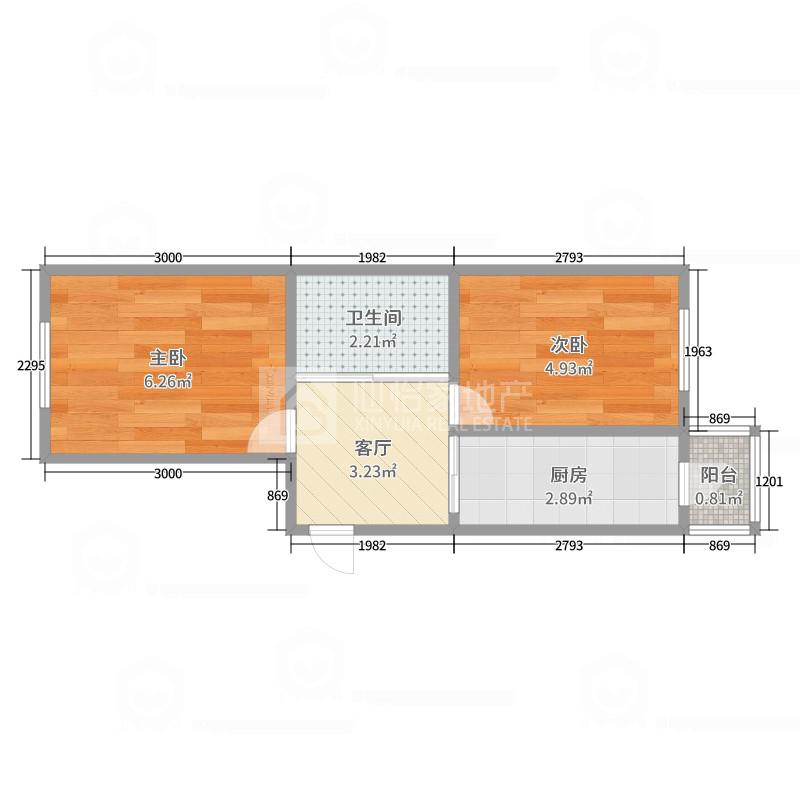 辽河小区,辽河新区 格局板正 雷锋校区 两室9