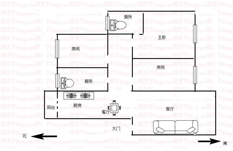 联达山与城,万福广场商圈，联达山与城11中毛坯3房急售，没有贷款12