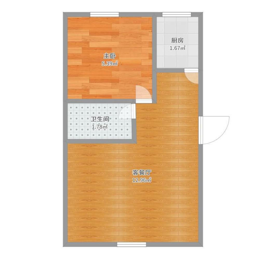 十里店,十里店2室1厅1卫1阳台1300元/月，干净整洁，随时入住11