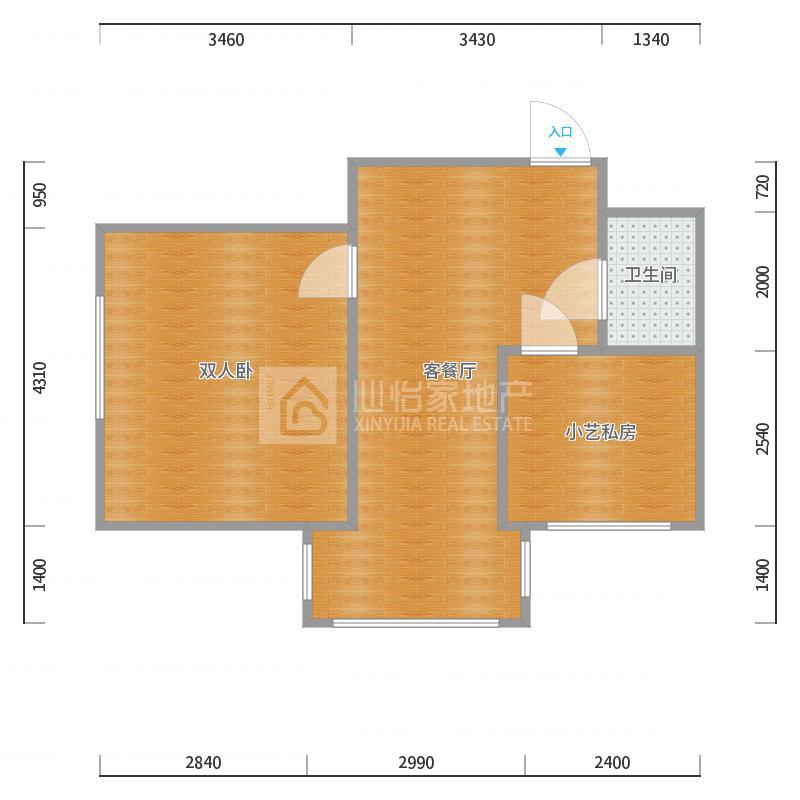 香坊哈轴红旗小区,赣水路 哈轴红旗小区 两室明厅南北通透户型采光好10