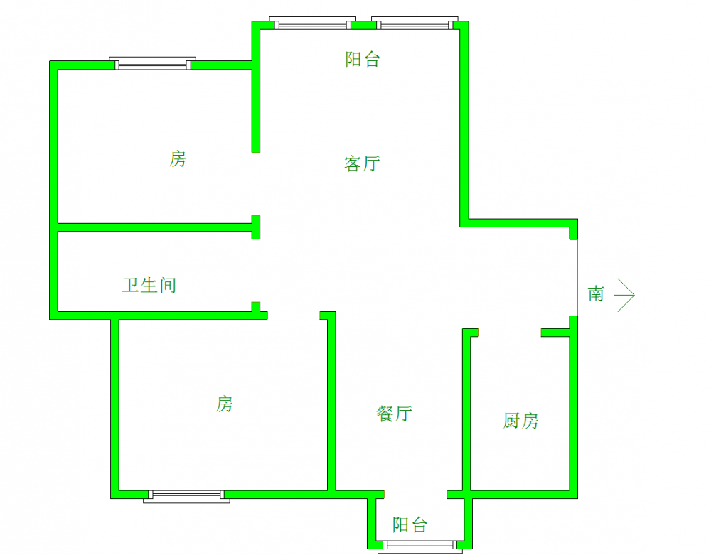 世茂锦绣长江三期,世茂锦绣长江三期 3室2厅 家电齐全 拎包入住11