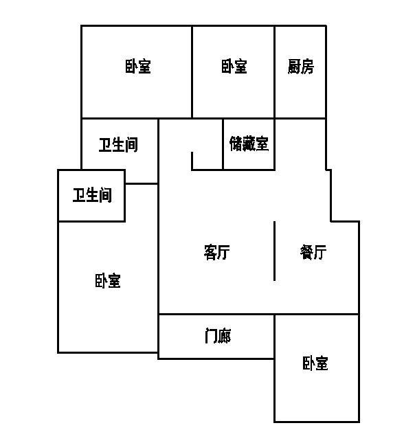 金山桥开发区金龙湖毛坯4室2厅2卫二手房出售28