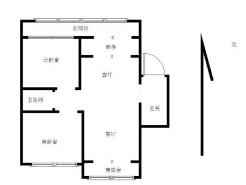 皇姑区三洞桥精装2室2厅1卫二手房出售10