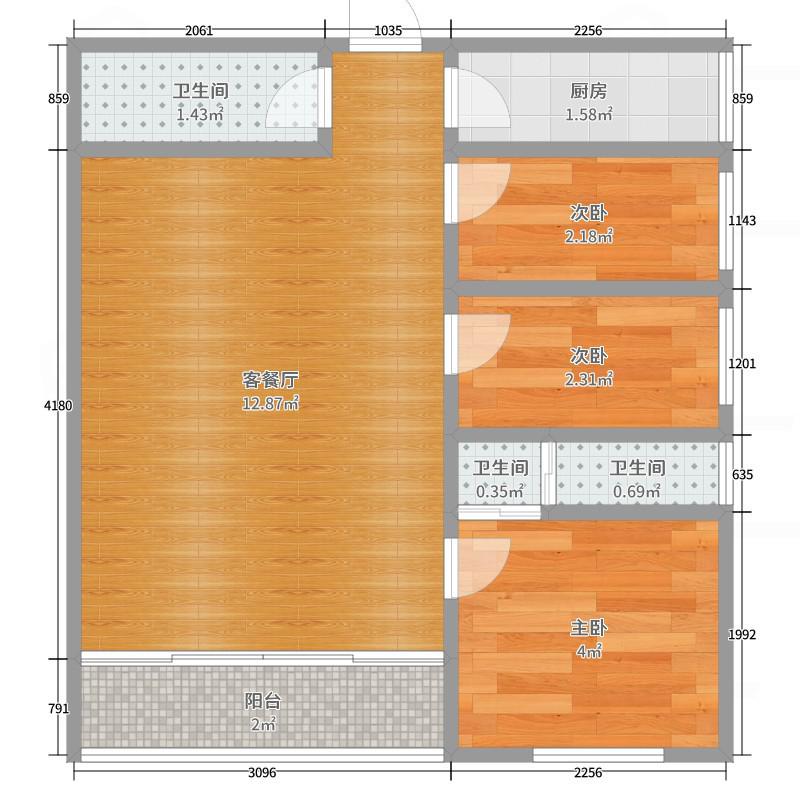 襄都区桥东精装3室2厅2卫二手房出售12