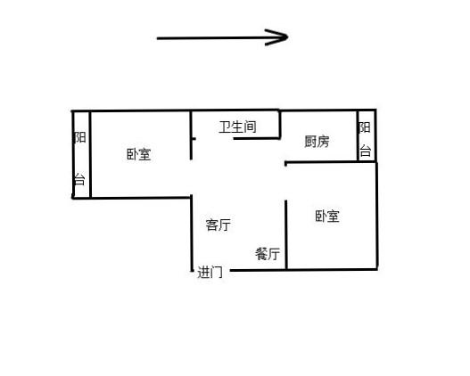 长江紫都一期,二环内 楼层适中 拎包入住 紫都一期居家小两房8