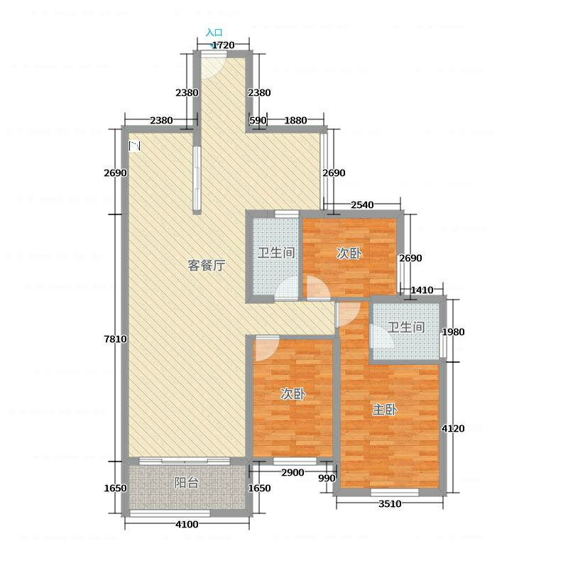 麒麟区南片区豪装3室2厅2卫二手房出售15