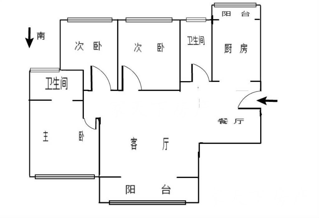 碧桂园山水云间,山水云间 满五税少 毛坯 好楼层10