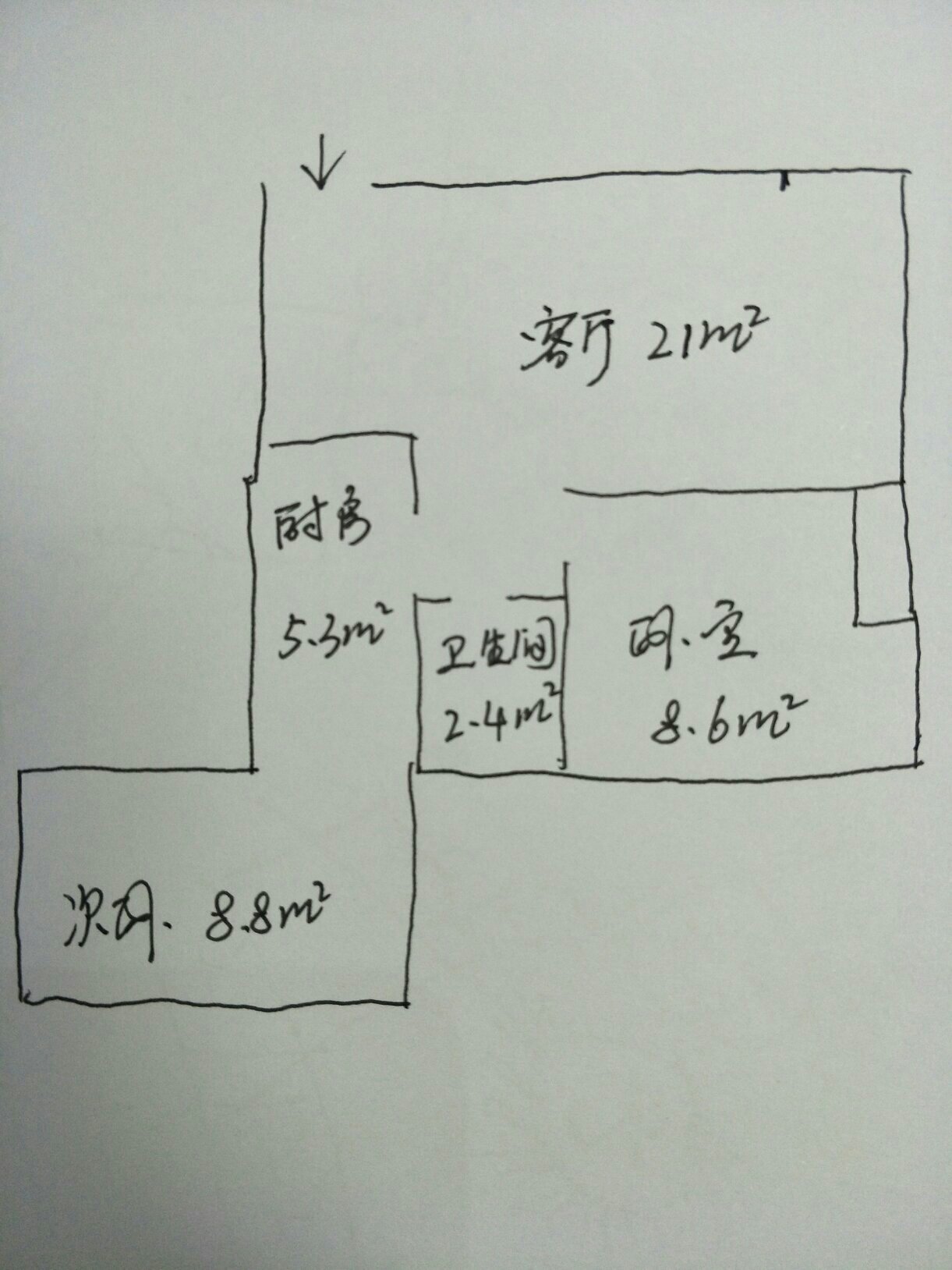 天福景苑,天星桥 天福景苑 正规两室 带屋顶 可改四室8