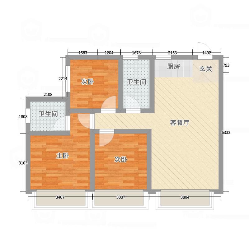 沿滩区沿滩新城毛坯4室2厅2卫二手房出售12