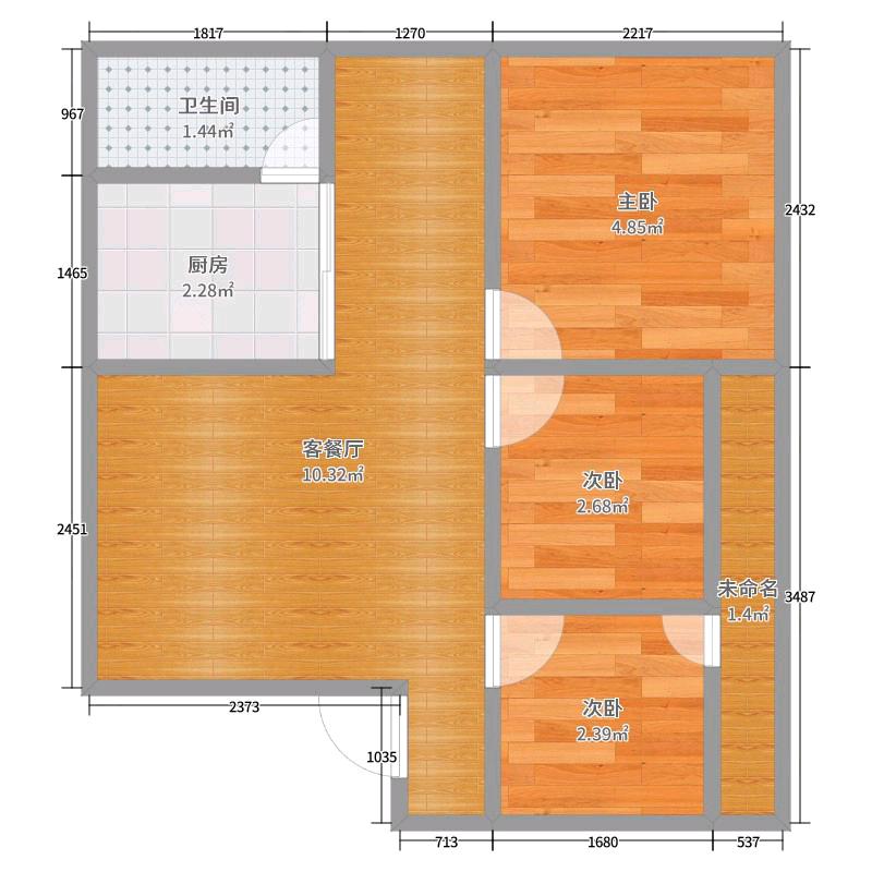 石峰区清石广场精装3室2厅1卫二手房出售14