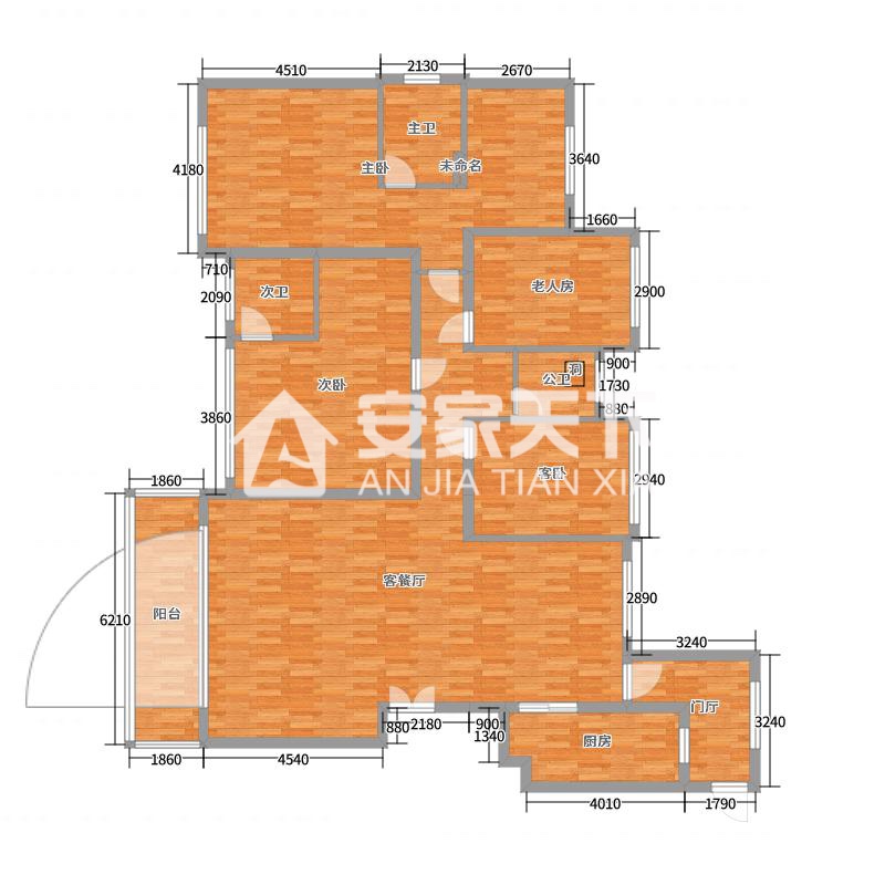 三祺城光中心,三祺城光中心5房2厅3卫，160万含2车位出售。13