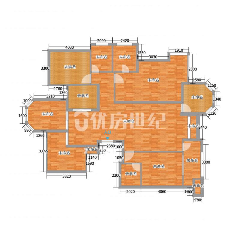 东侨区北岸毛坯7室4厅3卫二手房出售14