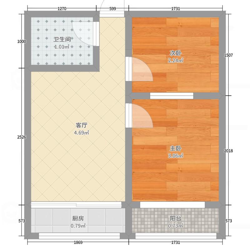 涿鹿县涿鹿精装2室2厅1卫二手房出售11