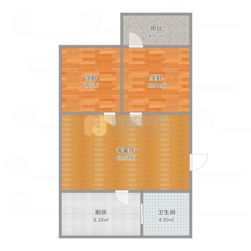 半边街新华印刷厂宿舍,精装3室2厅1卫1阳台地铁沿线超值因房14