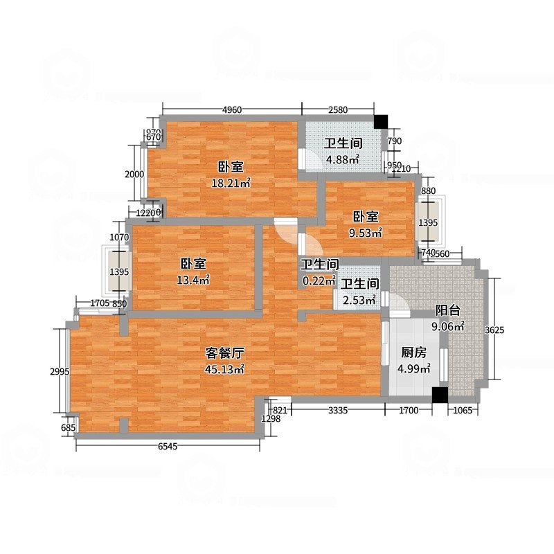 麒麟区西片区毛坯4室2厅2卫二手房出售13