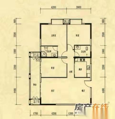 中岳华庭,中岳华庭顶楼复式实际面积有240平13