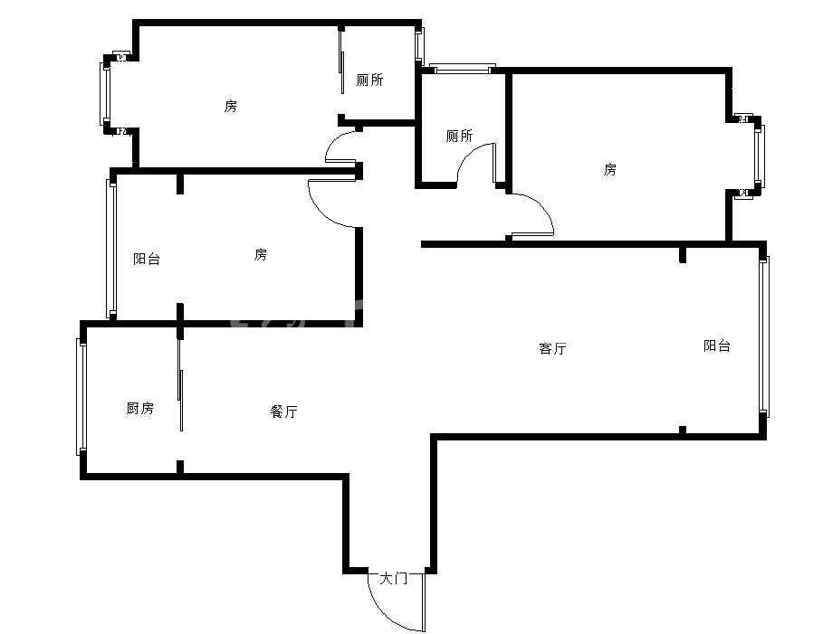 醴陵市城南普通3室2厅2卫二手房出售13